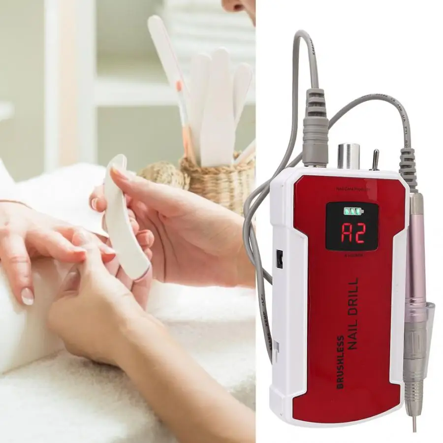 35000 об/мин Портативный Электрический Фрезер для ногтей фрезер маникюра и ручка