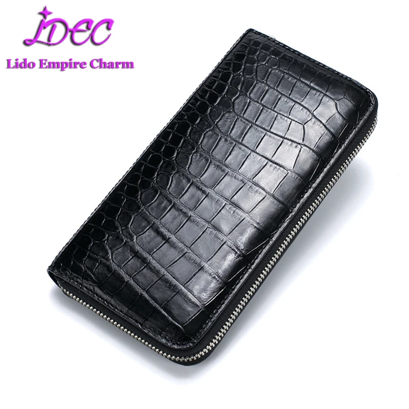 

Real High-end Skin Men's Wallet Zipper Minimalist Purse Gentleman Luxury Leather Wallet Hot Sale With Gift Box