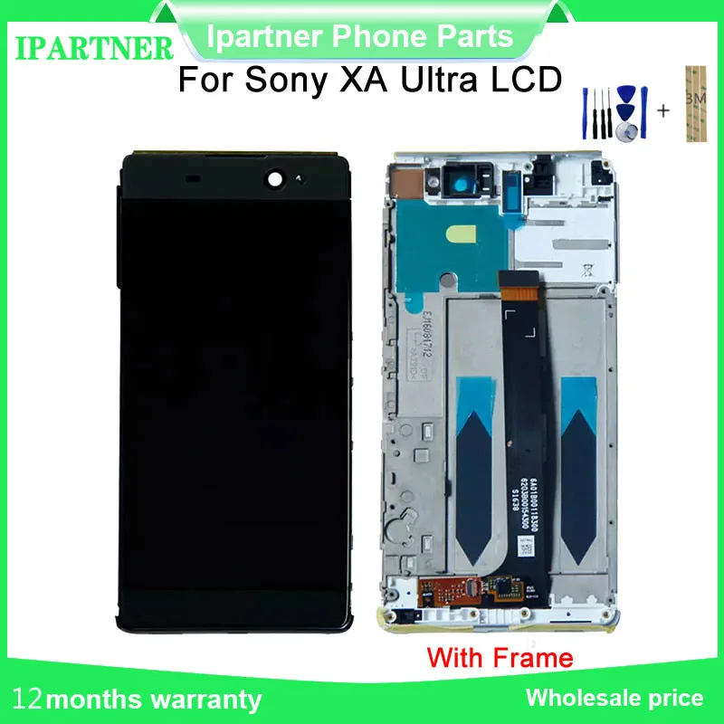 Для SONY для Xperia C6 XA Ultra F3211 F3212 ЖК дисплей с сенсорным экраном рамкой дигитайзер