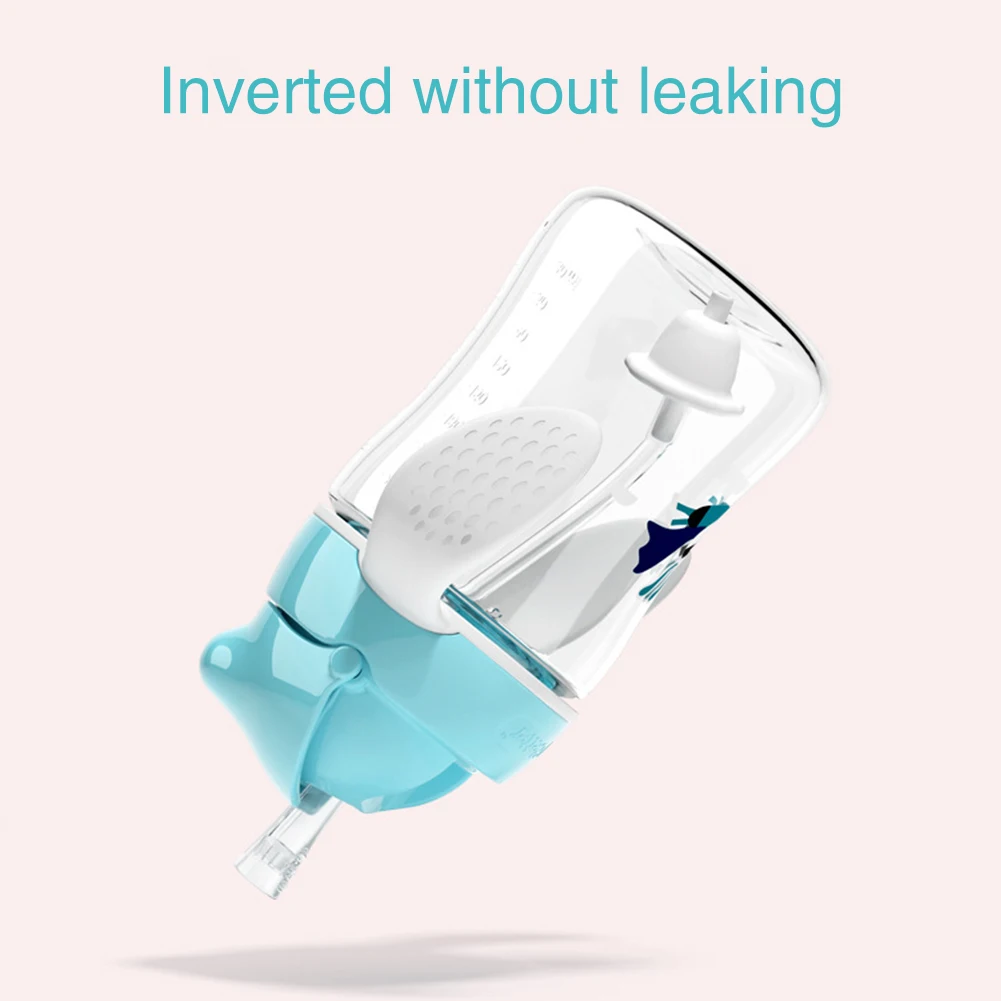 Герметичная Детская Бутылочка со съемными ручками чашка для питья воды милая