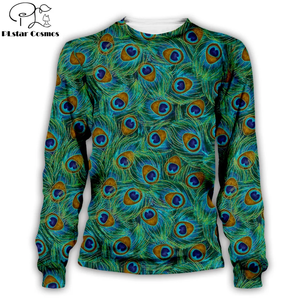 

Newest peacock Fashion hoodies Animal 3D Print Men Women Casual Tracksuits Pullover Hoody Sweatshirt Drop shipping PE006
