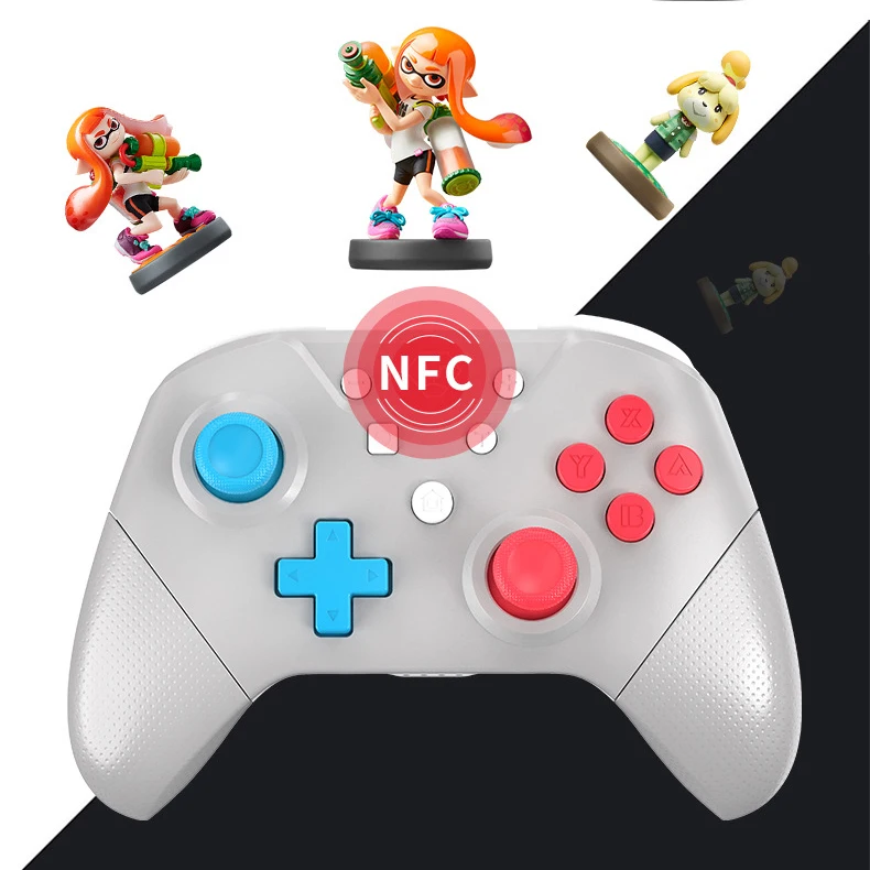 Беспроводной игровой контроллер для Switch NS Pro/Lite 6-осевой гироскоп NFC-датчик Bluetooth