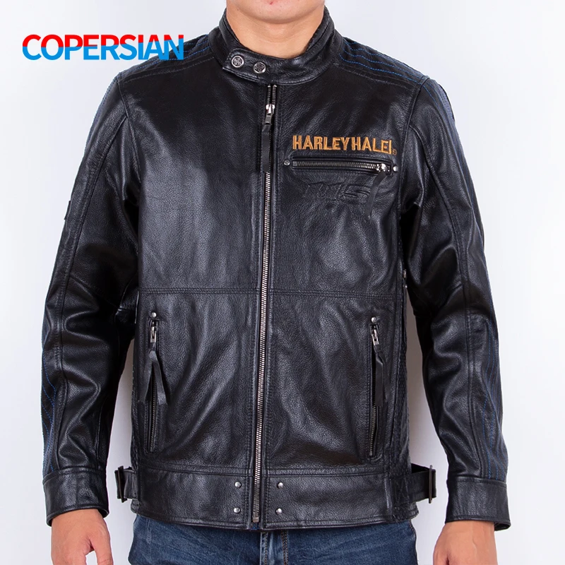 

2021 Locomotive Clothing Autumn and Winter New Cow Leather Clothes Men's Motorcycles Coat