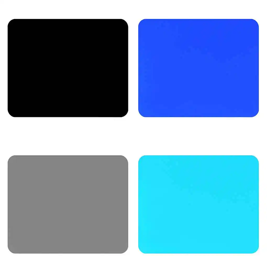 

Solid Color Ultra Thin Student Fabric Gaming Mouse Pad Colorful Mat Mouse Mat 4colors Tasteless Non Slip Gift