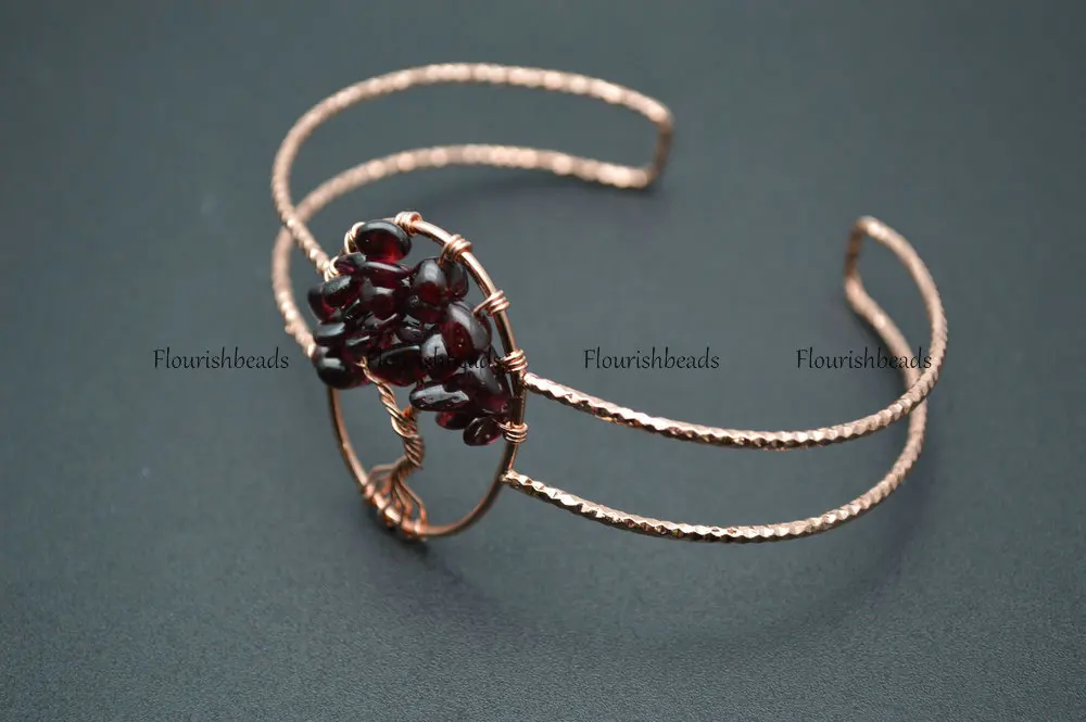 Натуральный женский браслет с гранатом драгоценный камень чипсы бусины