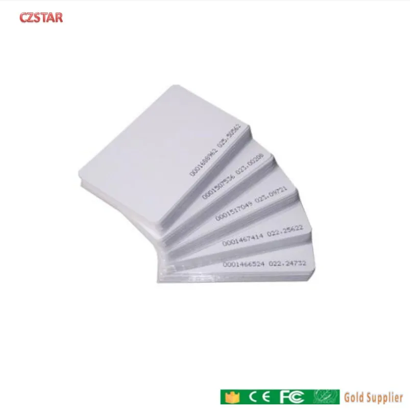 100 шт./RFID смарт карта 125 кГц TK4100|Карты контроля доступа| |