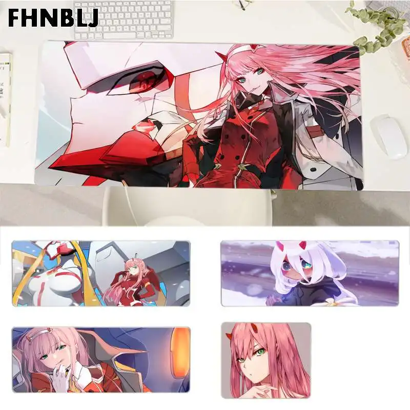

FHNBLJ Darling in the Franxx Zero Two Hot Sales Beautiful Anime Mouse pad Mat Size for Keyboards Mat Mousepad for boyfriend Gift