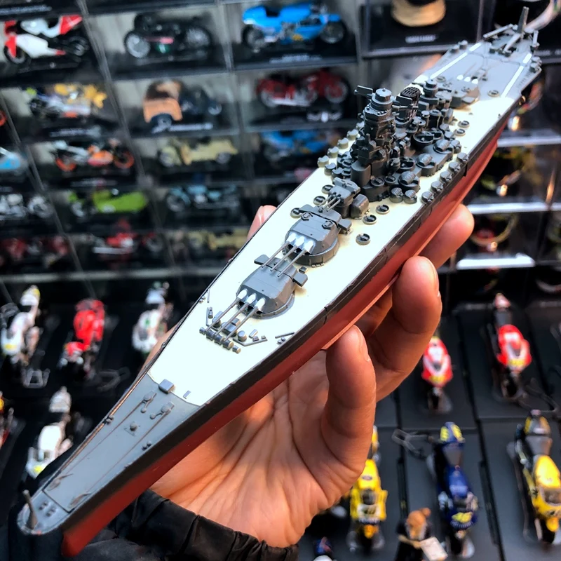 Новинка специальный литый металлический японский боевой корабль Yamato военное