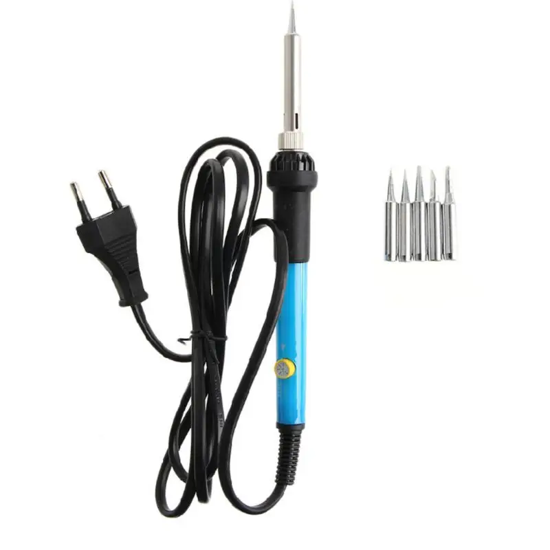 

425D Soldering Iron Set Kit 60W Electric Adjustable Temperature LCD Digital Display 13 Accessories Solder Station Hand Welding