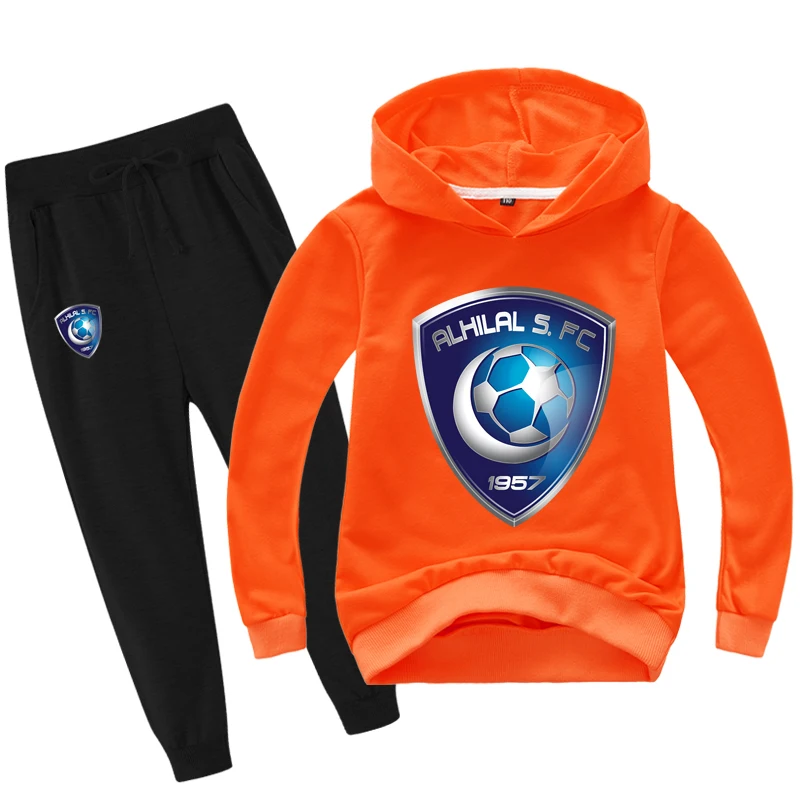 

Spring new style Hooded Active boys girl clothes Cartoon printing children's clothing sport set 1957