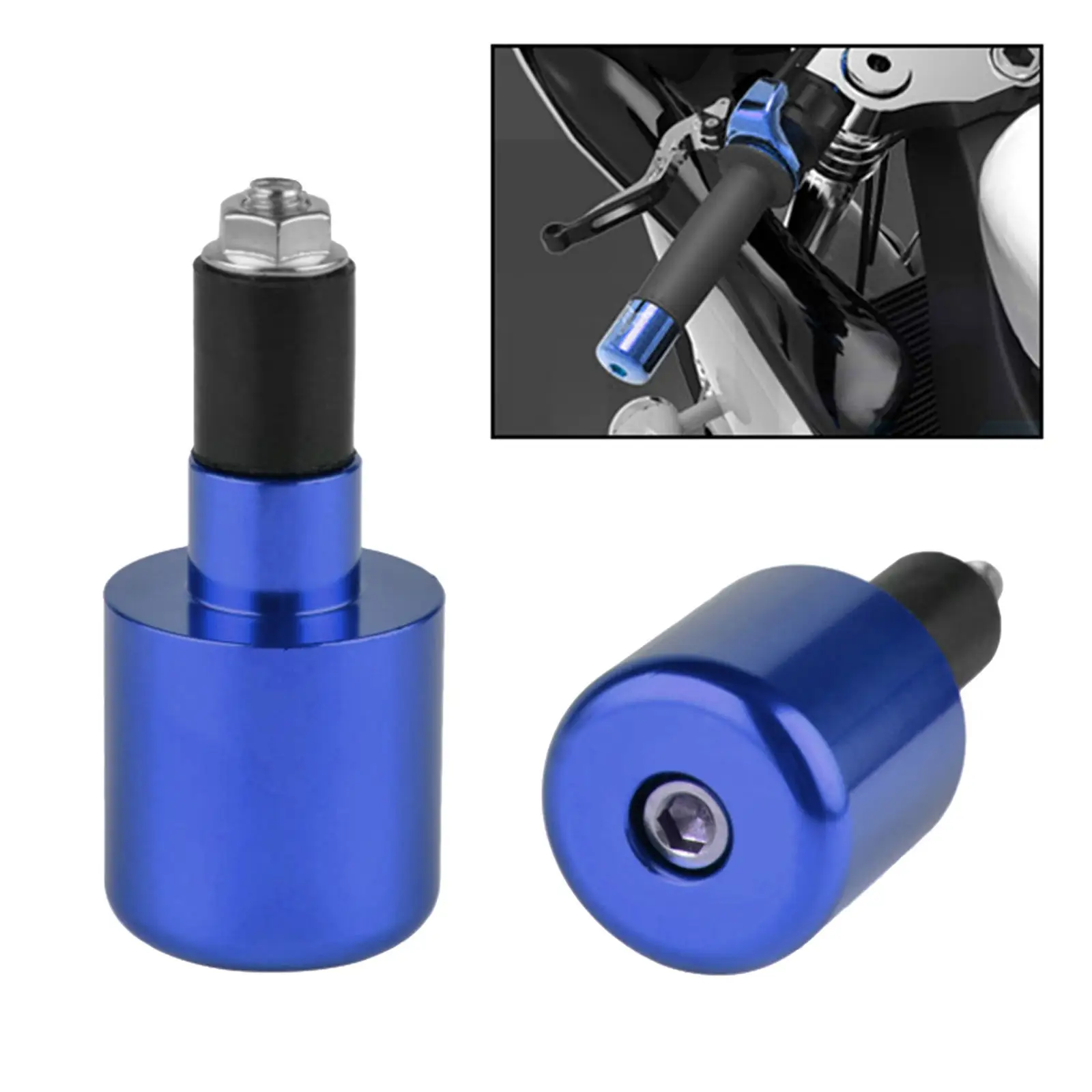 

Aluminum Motorcycle Handlebar Ends Plugs Caps for Suzuki GSXR600 750 2000-2014 GSX1300BK (B-King) 2008 Motorcycle Accessories