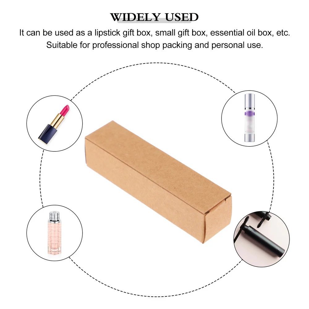 50 шт. коробки для губной помады из крафт-бумаги | Подарочные и пакеты