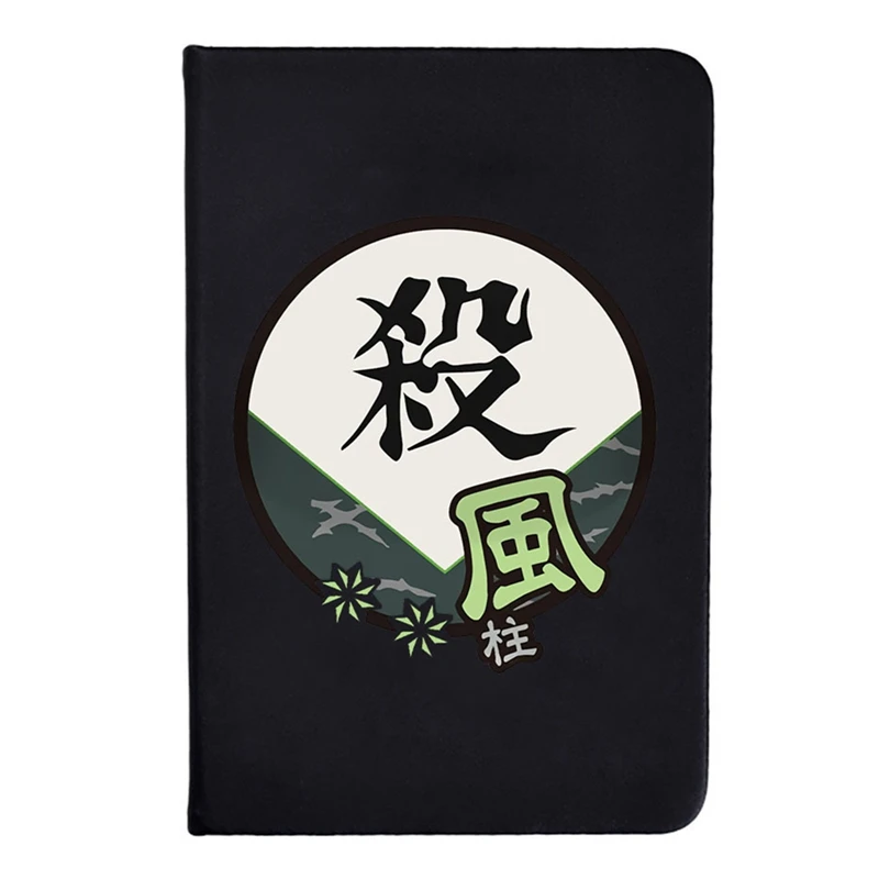 

Anime Demon Slayer's Blade Notebook Student Notepad Diary Black Matte Writing Notebook