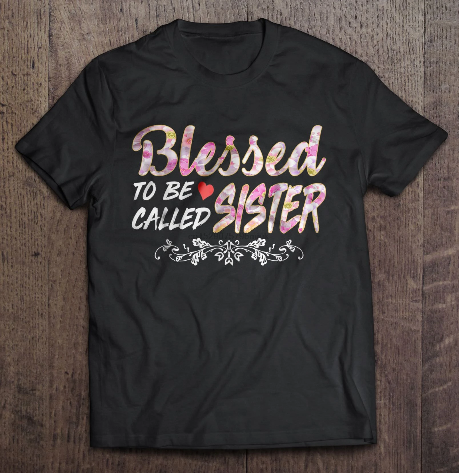 Мужская футболка с надписью Blessed To Be call Sister женская футболка| |