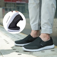 casual shoes men sneakers comfort breathable mesh shoes for men slip on loafers pumps walking men shoes sneakers big size 40 50