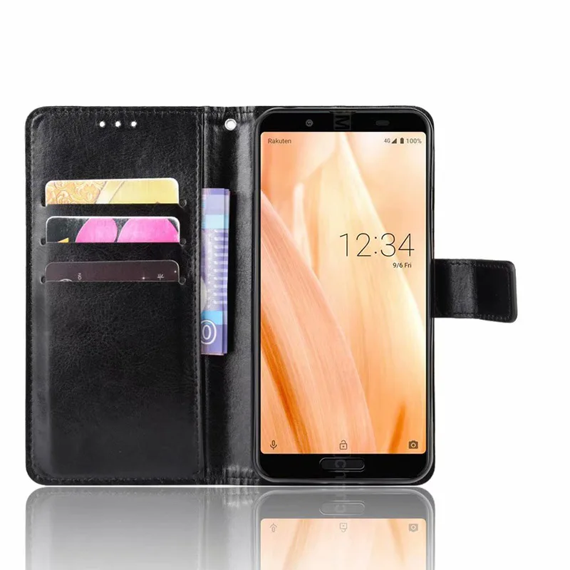 Флип чехол для Sharp Aquos Sense 3 Lite кожаный женский бумажник Sense3 чехол|Бамперы| |