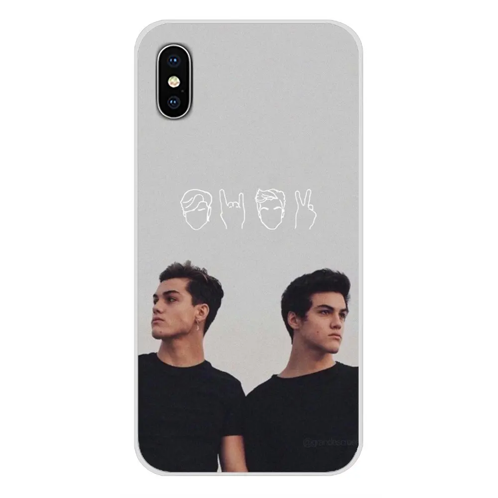 Silicone Skin Cover For Apple iPhone X XR XS 11Pro MAX 4S 5S 5C SE 6S 7 8 Plus ipod touch 5 6 Dolan Twins Grayson Ethan Colorful | Мобильные