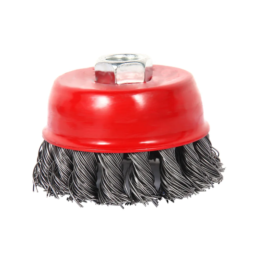 4 шт. ротационный узел плоская чашка проволочная щетка для угловой шлифовальной