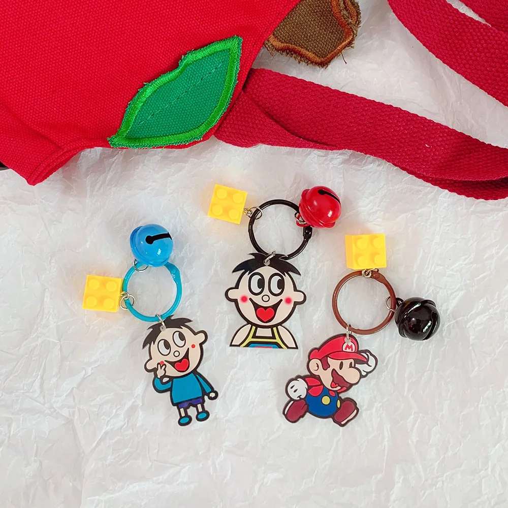 Новинка 2019 Милая красочная кукла в форме сердца брелок строительный блок игрушки