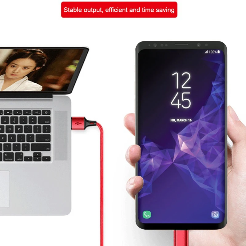 Кабель Micro USB 1 м 2 3 быстрое зарядное устройство для Samsung S7 S6 мобильный телефон