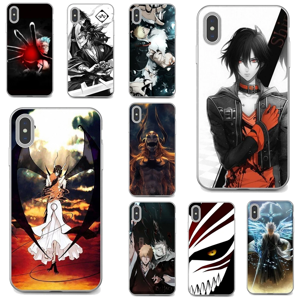 

For Apple iPhone 10 11 12 Pro Mini 4S 5S SE 5C 6 6S 7 8 X XR XS Plus Max 2020 Housing Japan-bleach-Ichigo-Kurosaki-Yasutora