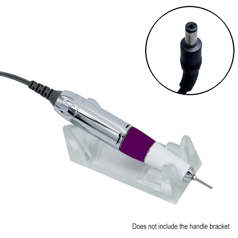 805H purple Ручка для дрели для ногтей, электрическое отверстие постоянного тока, универсальная машинка для маникюра, педикюра, 30000 об/мин, аксессуары, инструмент для маникюра, вилка постоянного тока, ручка, SIMINAIL - Цвет: 805H purple