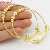 adixyn bangle for women gold color charm beads bracelet jewelry african party gifts accessories n062016