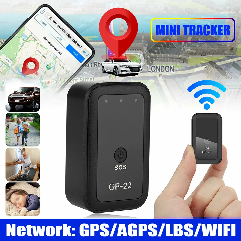 

1 Set GPS Tracker Accessories Black Car GF22 Location Device Replacement