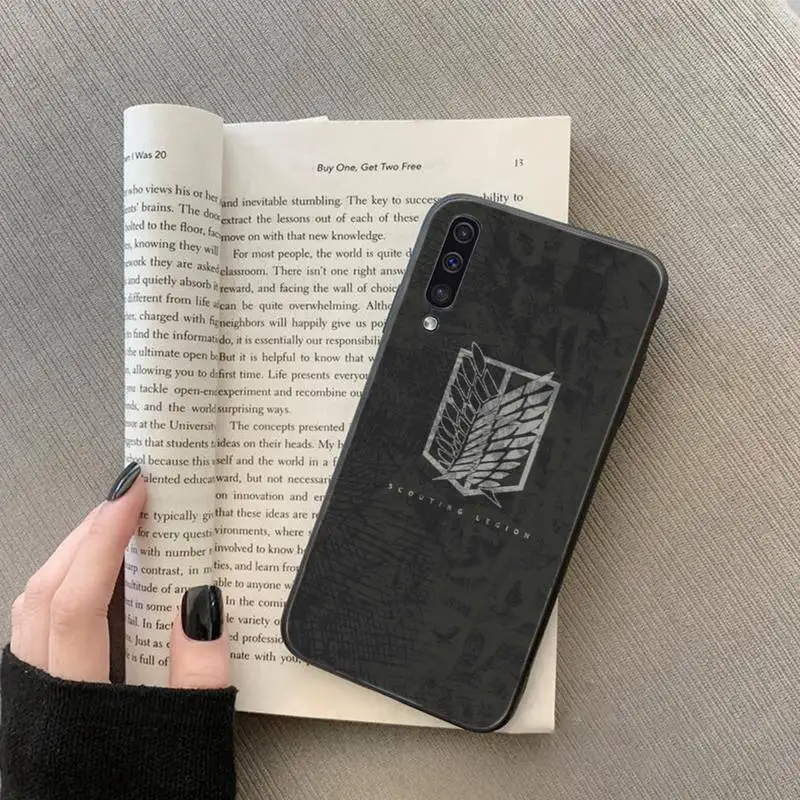 

anime Attack Titan cartoon Phone Case For Samsung galaxy S 7 8 9 10 20 edge A 6 10 20 30 50 51 70 note 10 plus