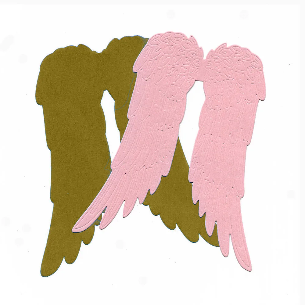 Металлические штампы с крыльями для скрапбукинга новинка 2021 тиснения