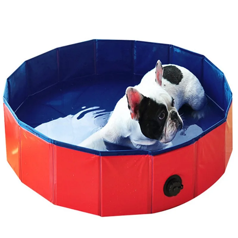 Portable Dog Pool Dog Swimming Pool Foldable Pet Dog Bath Pool Collapsible Dog Bathtub Pet Bathing Tub for Dogs Cats Pet Shower*