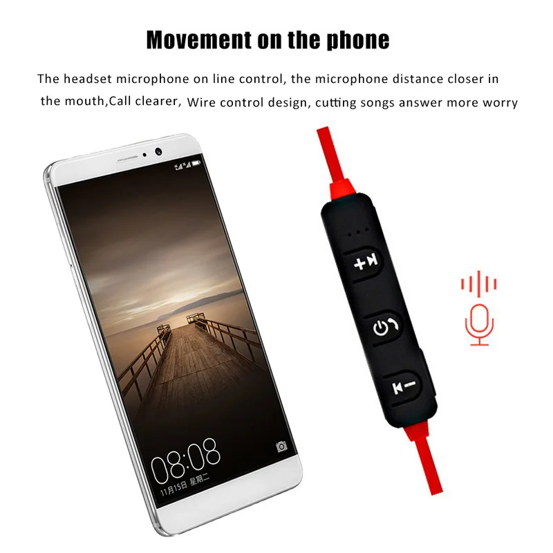 W13 отпечатков пальцев Touch Bluetooth 5 0 наушники беспроводные 4D стерео с активным