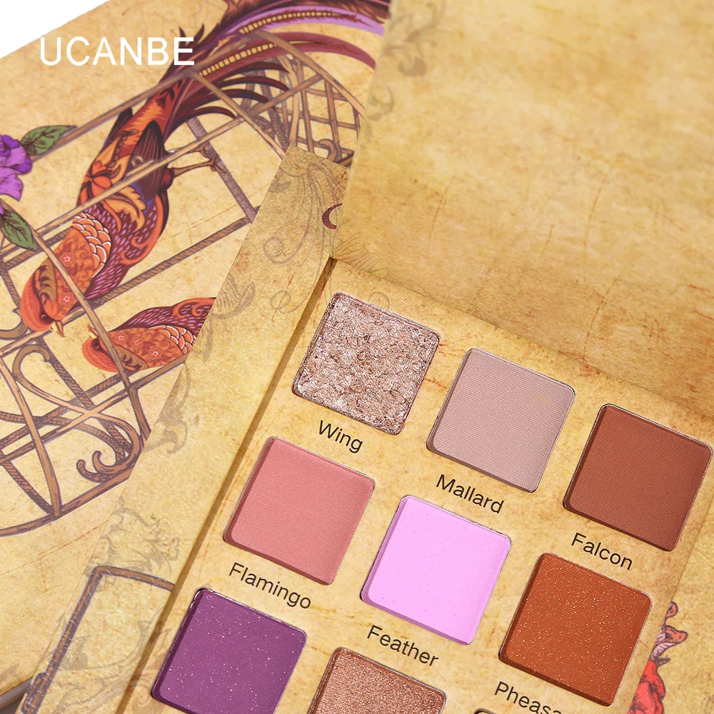UCANBE Nirvana Rebirth 15 цветов Металлические мерцающие тени для век палитра для макияжа блестящие матовые тени для век Палитра пигментированная водостойкая