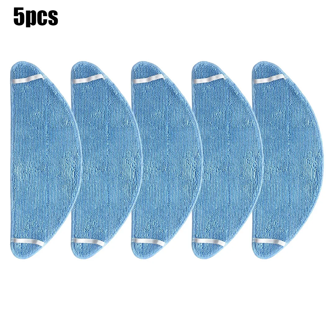 

5pcs Mop Cloths Replaceble Mops Cloths Accessories Microfiber For Yeedi K650 Robot Vacuum Cleaner