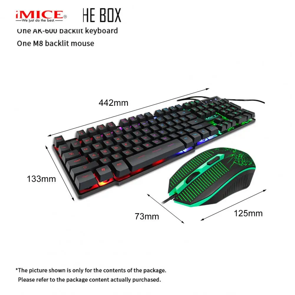 

Gaming Keyboard Wired Gamer keyboards With RGB Backlit 104 Rubber Keycaps Russian Ergonomic USB Keyboard For PC Laptop