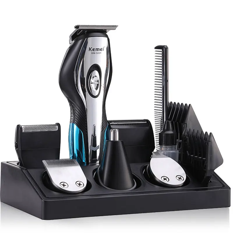Профессиональный триммер для волос с быстрой зарядкой Kemei 11 в 1 Беспроводная