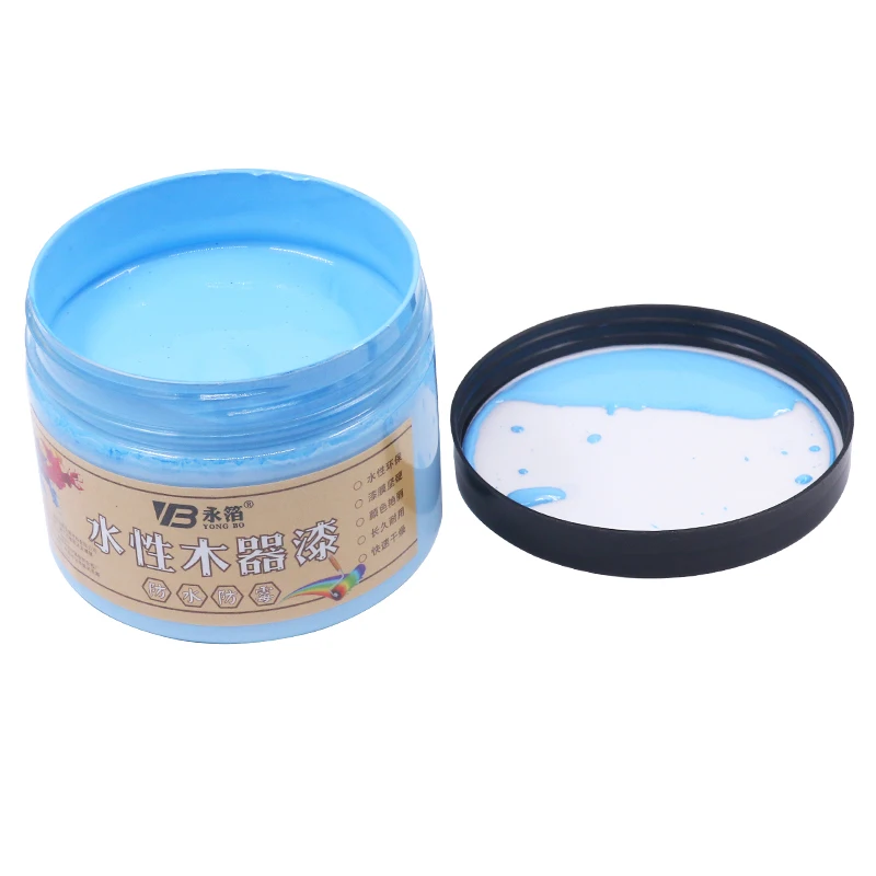 250 г Небесно-Голубой на водной основе деревообрабатывающая краска водостойкий и