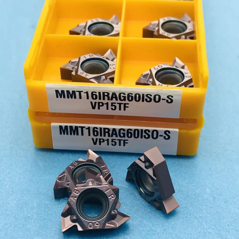 Резьбонарезной инструмент MMT16IR AG60-S VP15TF твердосплавная вставка MMT 16IR для