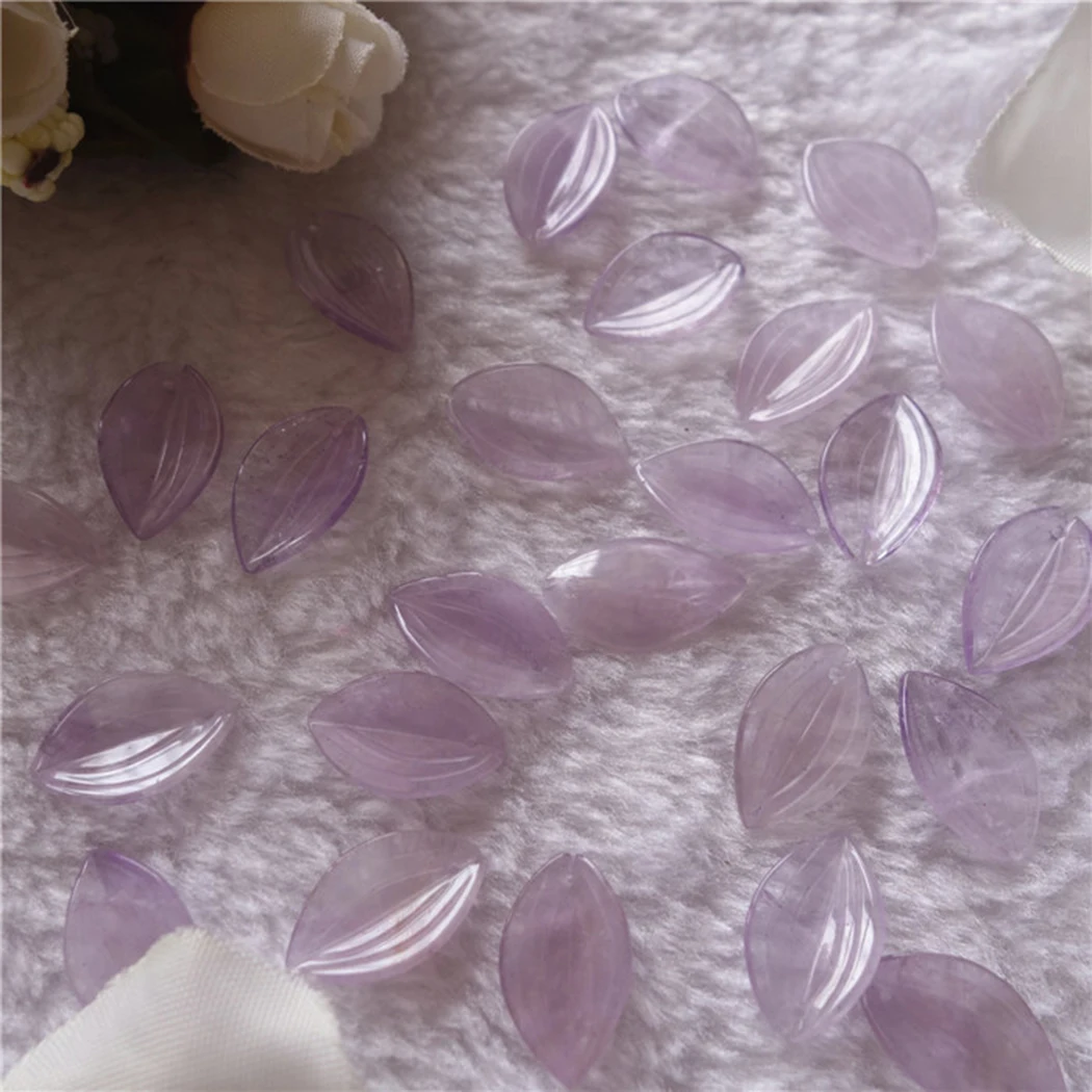 2 шт. бусины из натурального аметиста 13 х16 мм | Украшения и аксессуары