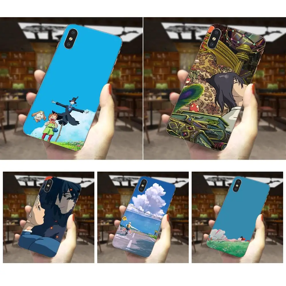 Howl's Howls Moving Castle для Apple iPhone 4 4S 5 5C 5S SE 6 6S 7 8 11 Plus Pro X XS Max XR мягкие чехлы | Мобильные
