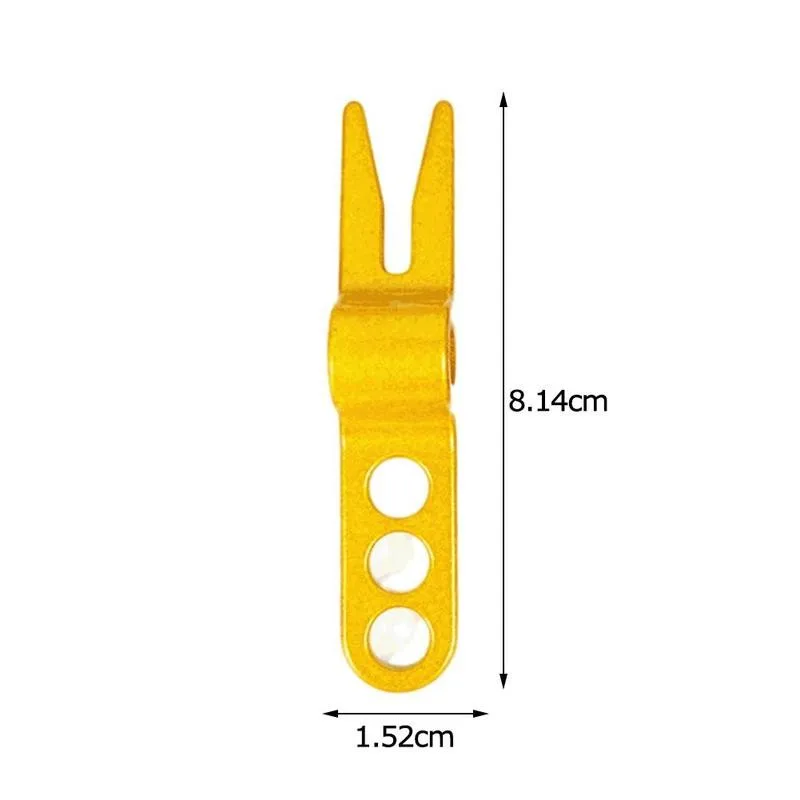 

1Pcs Green Fork Aluminum Alloy Golf Accessories Putting Fork Fork Green Pitch Divot Pitch Golf Outdoor Golf Relief Golf Too N7K1