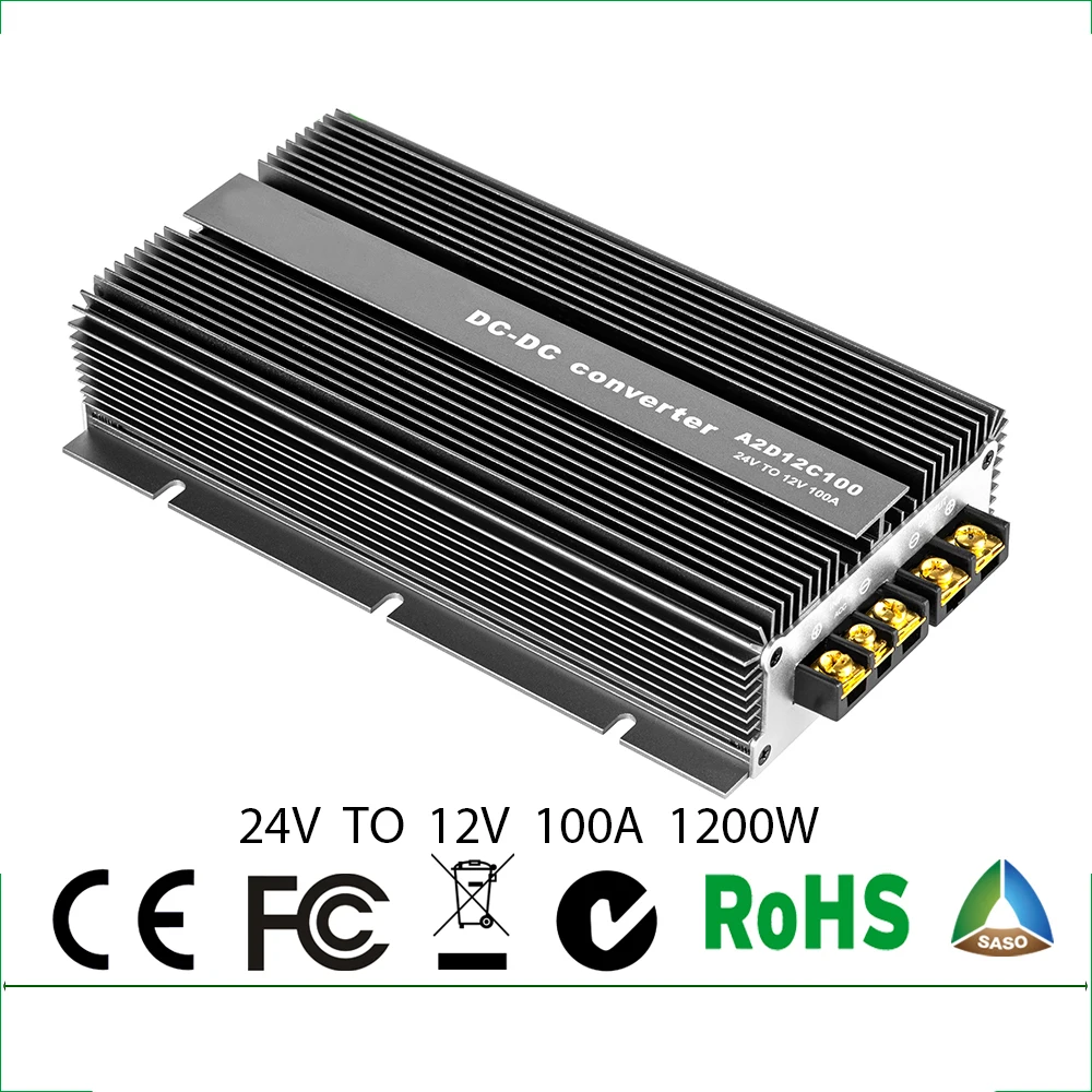 

24V TO 12V 100A STEP UP DC DC CONVERTER 100 AMP 1200 Watt POWER BUCK MODULE 24V DC TO 12V DC 100 AMP VOLTAGE REGULATOR
