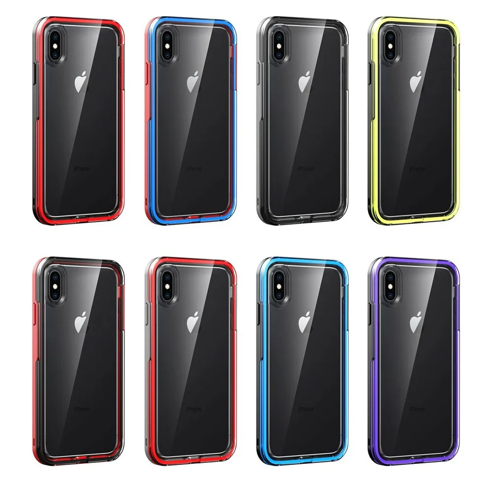Для iPhone SE 2020 PC Гибридный Тонкий бампер Прозрачный чехол для 11 Pro Max X XS XR 8 7 6 6S Plus