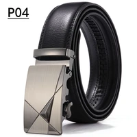 mens belt automatic buckle business korean style pants belt fashion youth middle aged casual belt men cowhide leather belt men