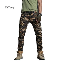 brand fashion men military cargo pants multi pockets breathable motion casual trousers overalls jogger camouflage pants cotton