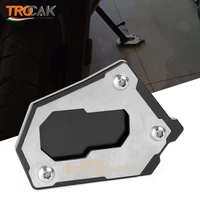 new logo r1250gshp motorcycle kickstand side stand vergroter plaat extension pad for bmw r1250gs rallye hp r1250 gs 2018 2019