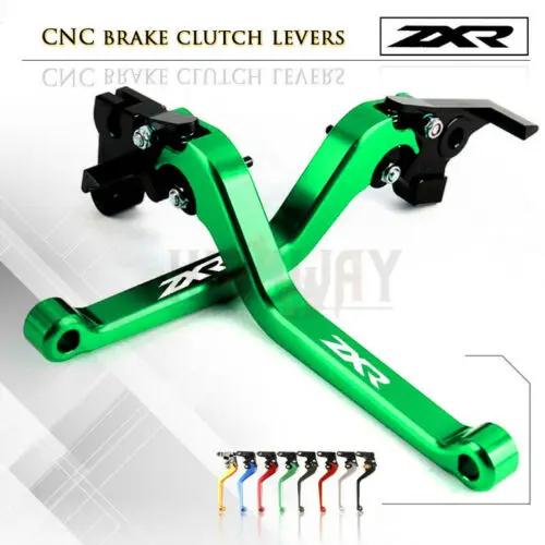 

Motorcycle Brake Handle Bar Lever CNC Aluminum Long Adjustable Brake Clutch Levers For KAWASAKI ZXR400 ZXR 400