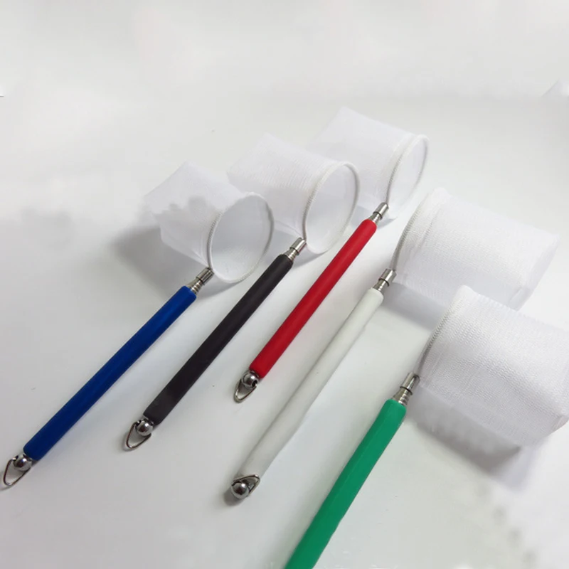 

3D Mini Stainless Steel Adjustable Fish Tank Catch Net Shrimp Scoop Fish Scoop Round Square Pocket Shrimp Catching Nets