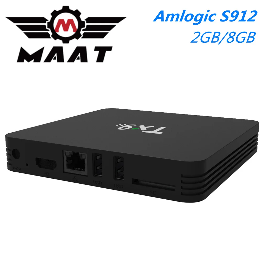 Умная ТВ приставка TX9S 5 шт./лот Android 7 1 4K Amlogic S912 2 Гб ОЗУ 8 ПЗУ Восьмиядерный
