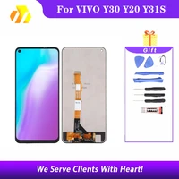 original test aaa display replace 6 58 for vivo y30 y20 y31s y20i y12s lcd touch screen digitizer assembly for vivo y20